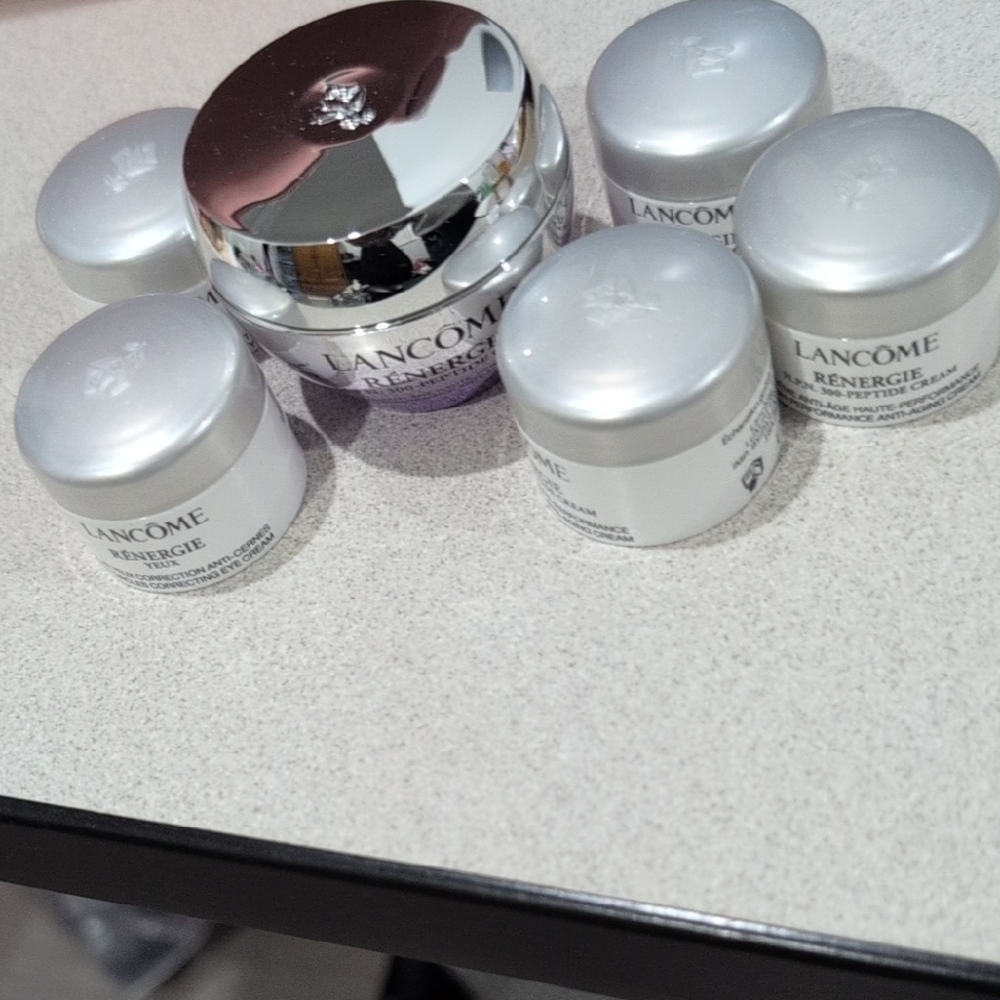 Lancome Renergie Eye Cream And Peptide Cream Lot
